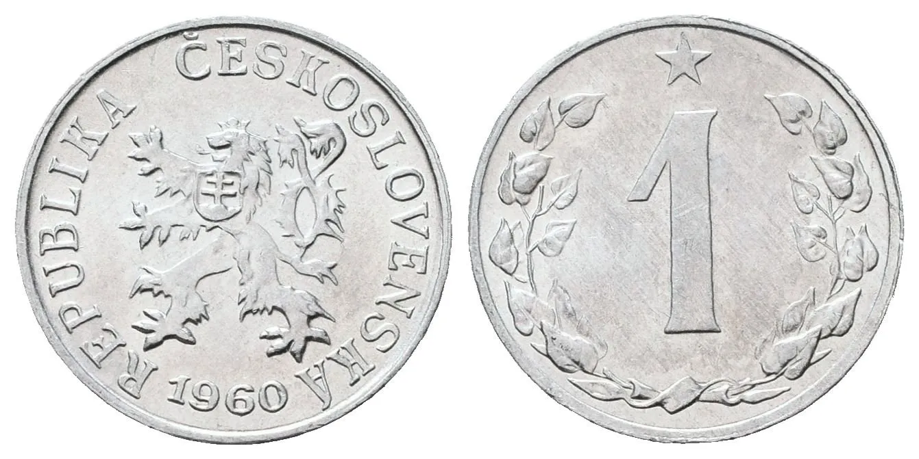 1 Haléř 1960