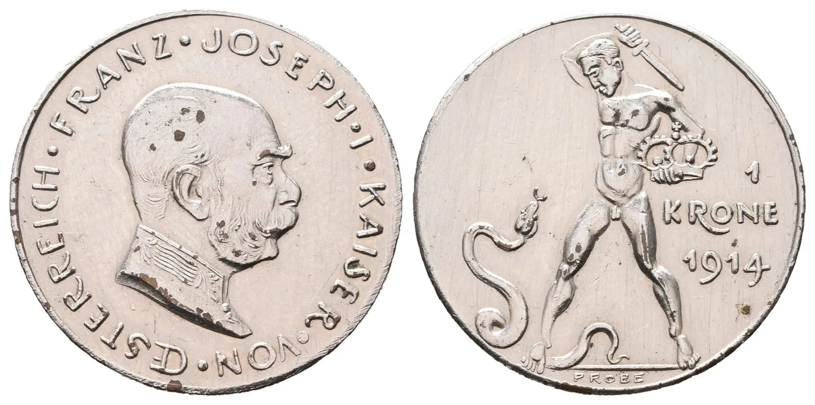 1 Koruna 1914 - vítězná