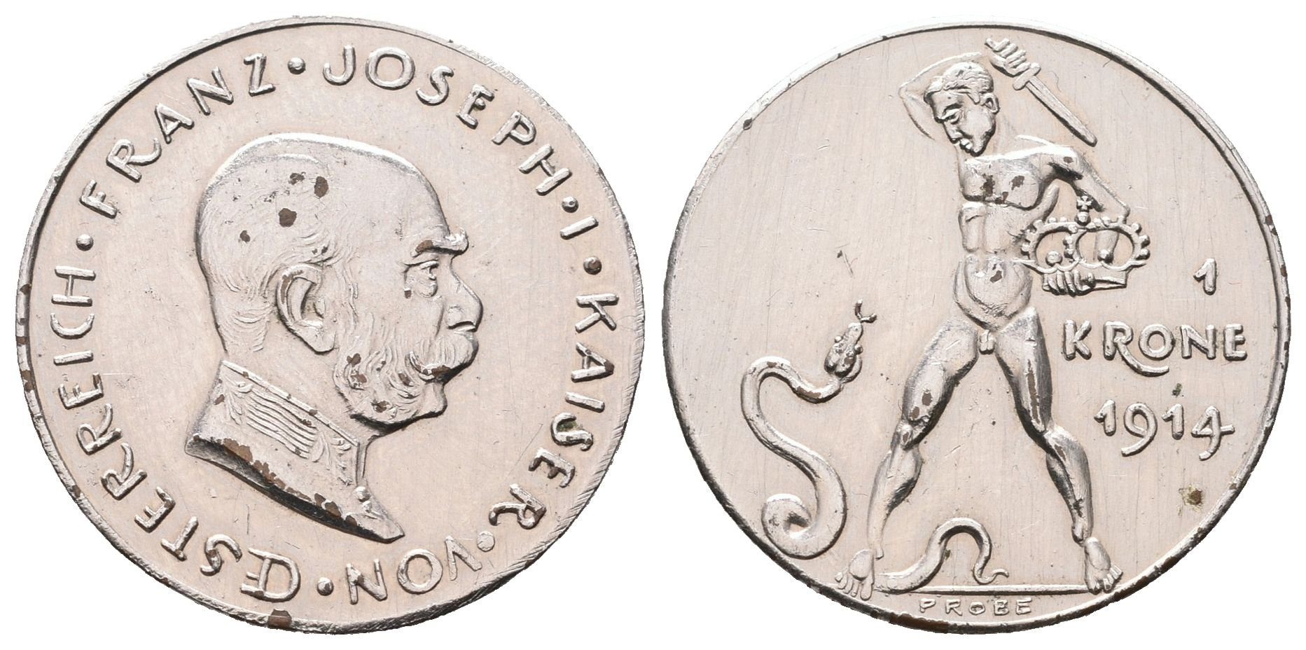 1 Koruna 1914 - vítězná