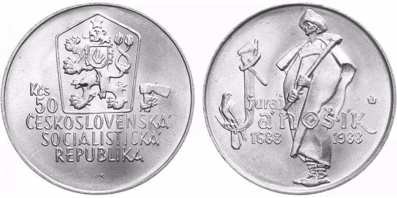 50 Kčs 1988 - Juraj Jánošík