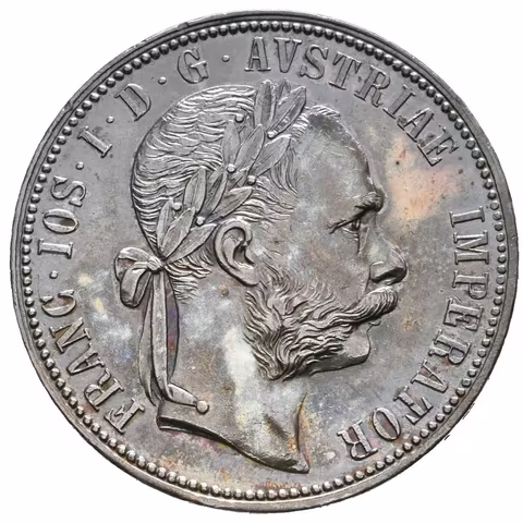 Zlatník 1886, pěkná patina, zbytky lesku, rysky