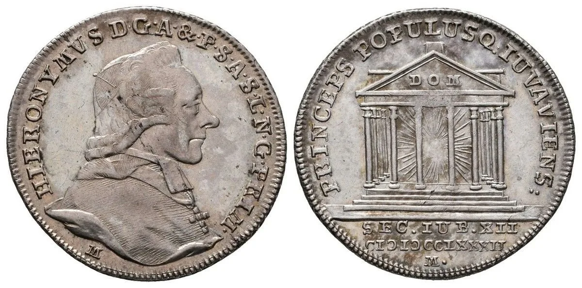 Salzburg - arcibiskupství, Hyeronymus Colloredo, 1772 - 1803 — 1
