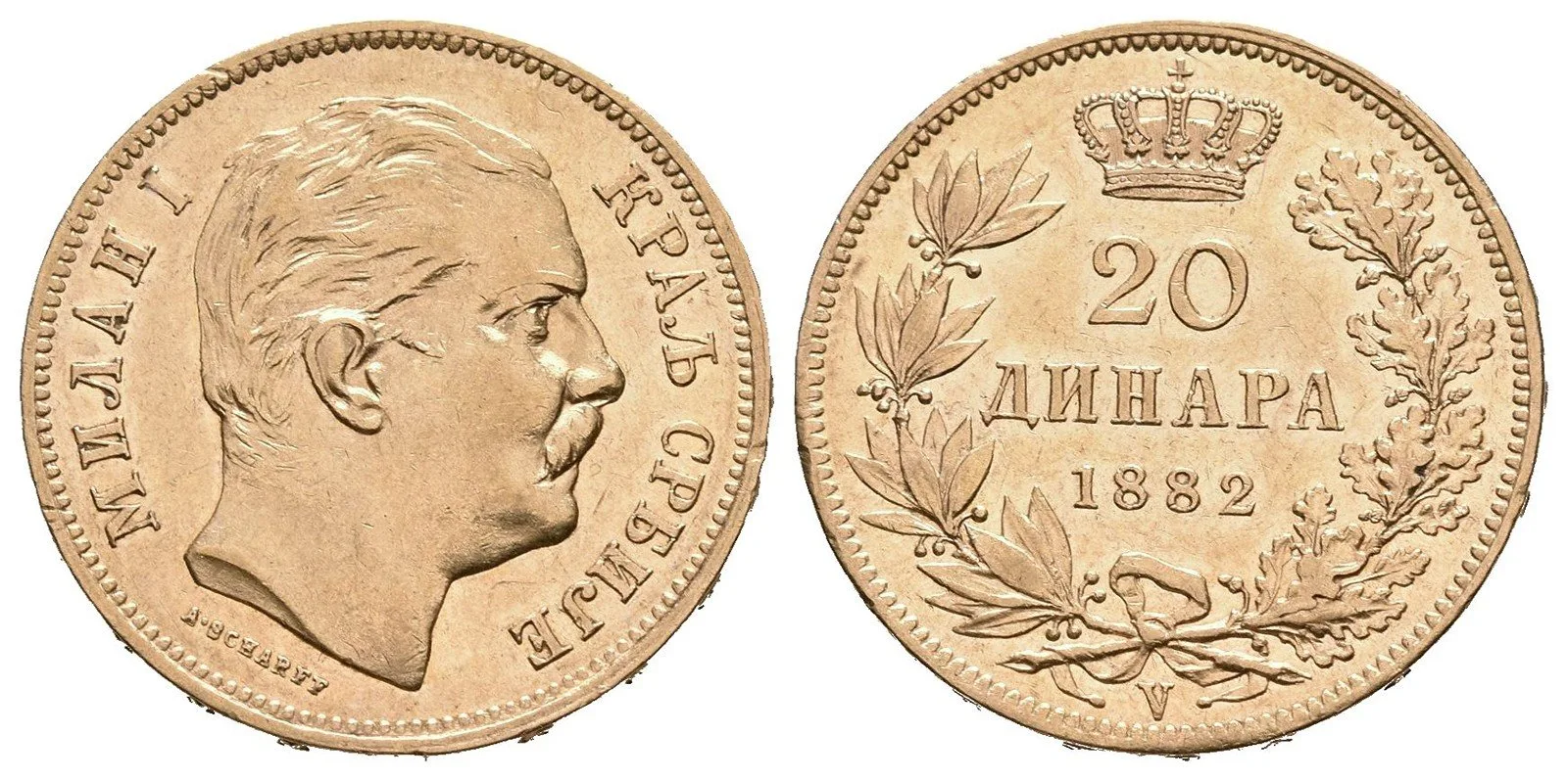 Srbsko, Milan Obrenovič IV., 1868 - 1889 — 1