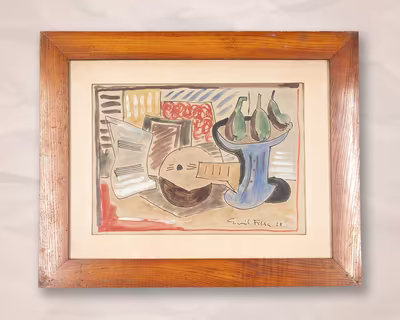 Emil Filla: Emil Filla (1882 - 1953) - Zátiší s mandolínou