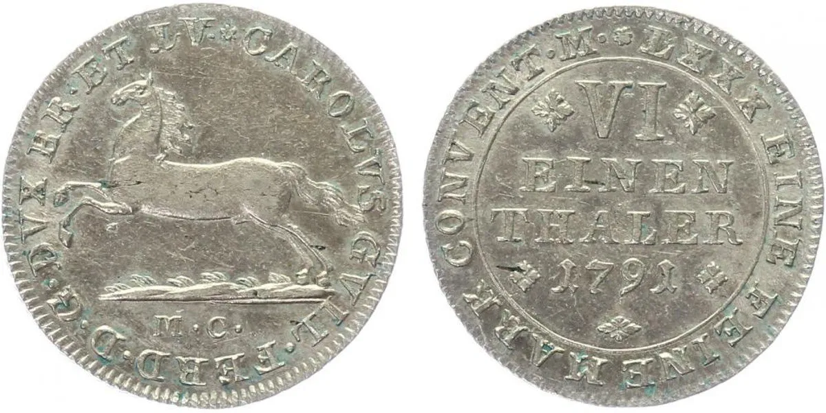 Braunschweig - Wolfenbüttel, Karl Wilhelm Ferdinand, 1780 - 1806 — 1