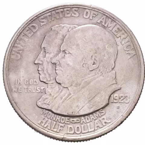 1/2 Dollar 1923 S - Monroeva doktrína, KM.153, pěkná zachovalost, patina,
