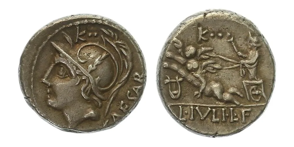 L. Iulius L. f. Caesar, 103 př. Kr. — 1