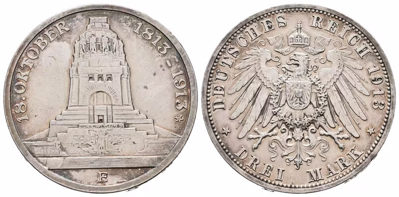 Sasko, 3 Marka 1913 - Pamětní