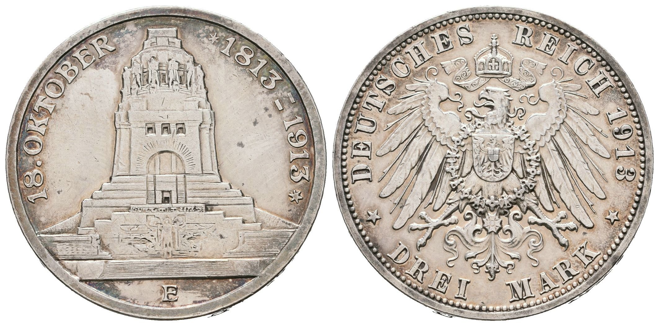 Sasko, 3 Marka 1913 - Pamětní