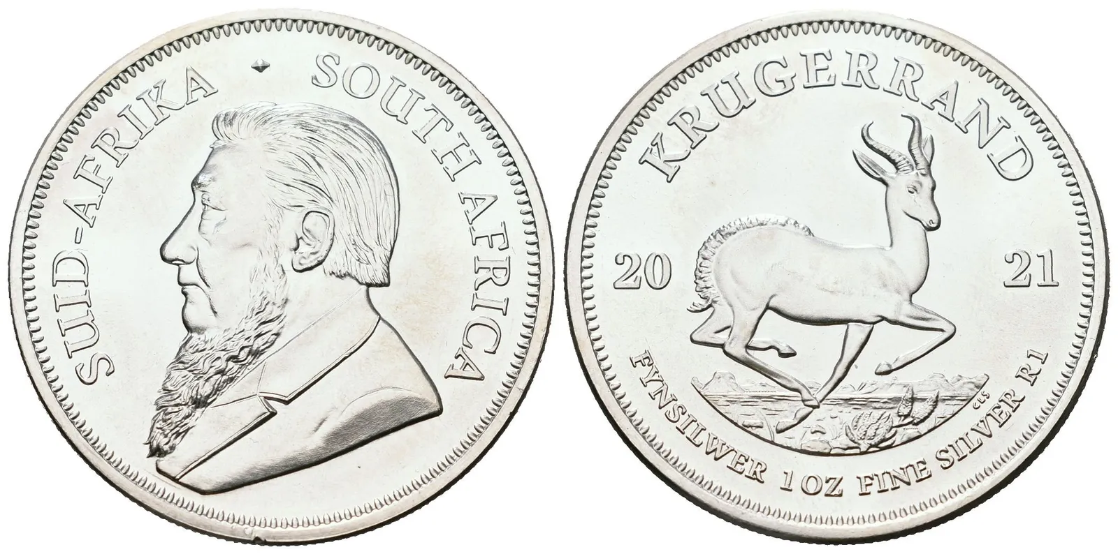 Jižní Afrika, 1 Rand 2021 - 1 Oz (Krugerrand)