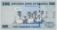 Rwanda, 500 Francs 2013, P.38a - fotografie 2