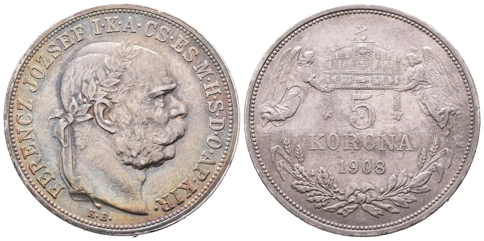 5 Koruna 1908 KB
