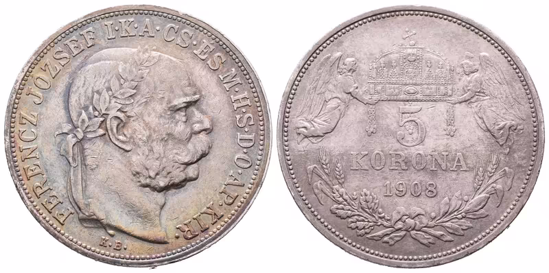 5 Koruna 1908 KB