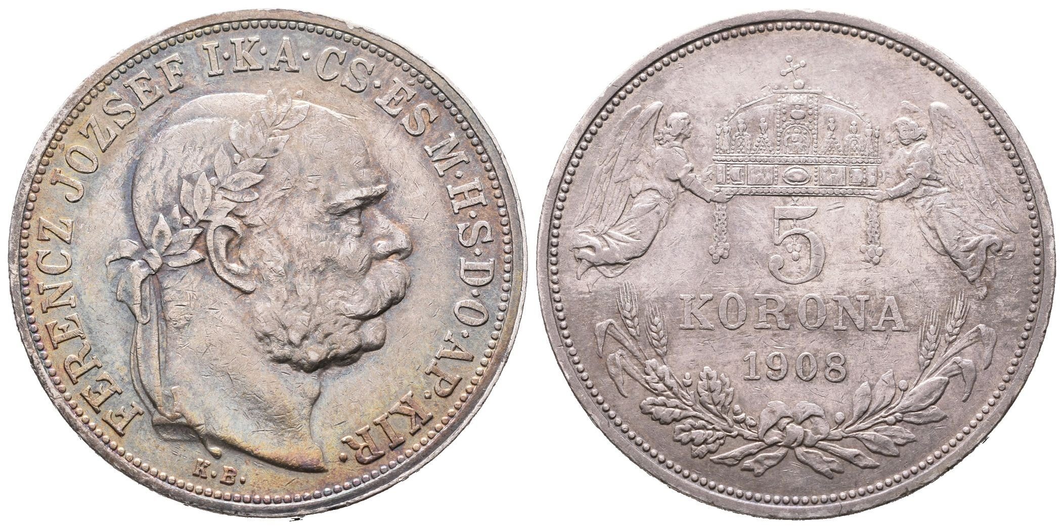 5 Koruna 1908 KB