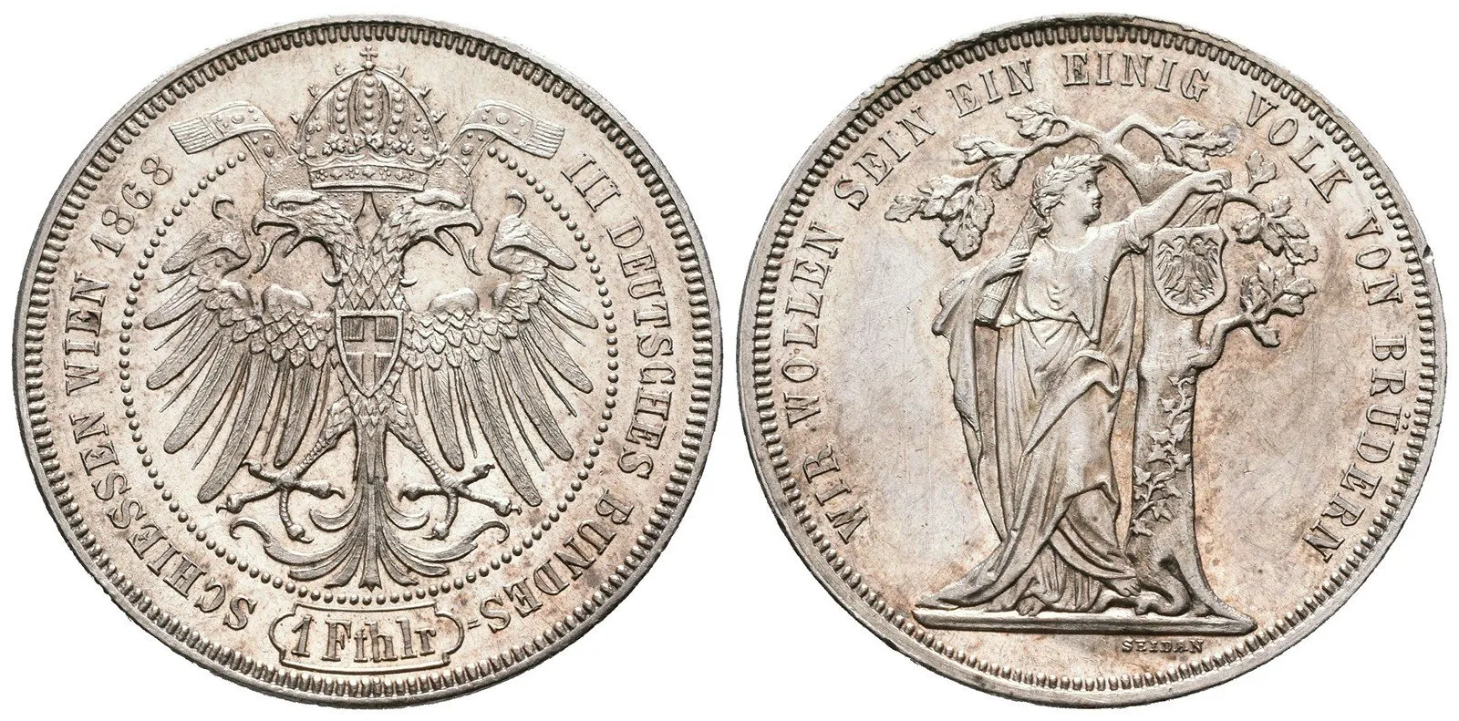 Rakouská a spolková měna, 1857 - 1892 — 1