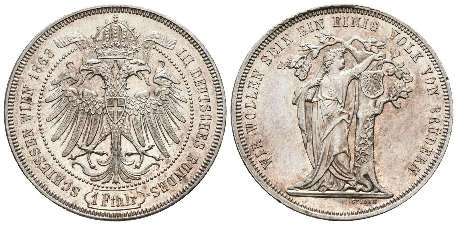 Rakouská a spolková měna, 1857 - 1892 — 1