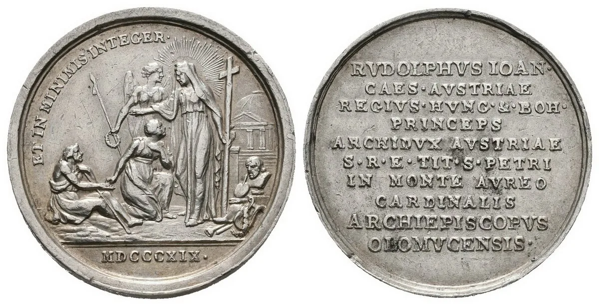 Olomouc - arcibiskupství, Rudolf Jan, 1819 - 1831 — 1