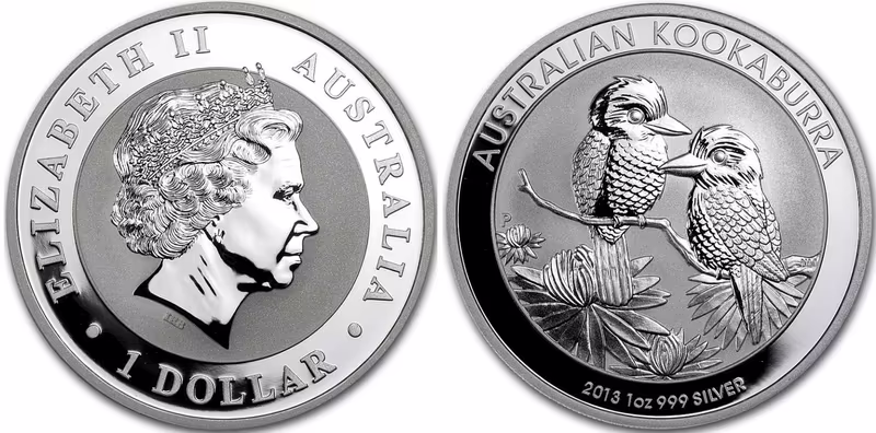 Austrálie, Dollar 2013 - Australian Kookaburra
