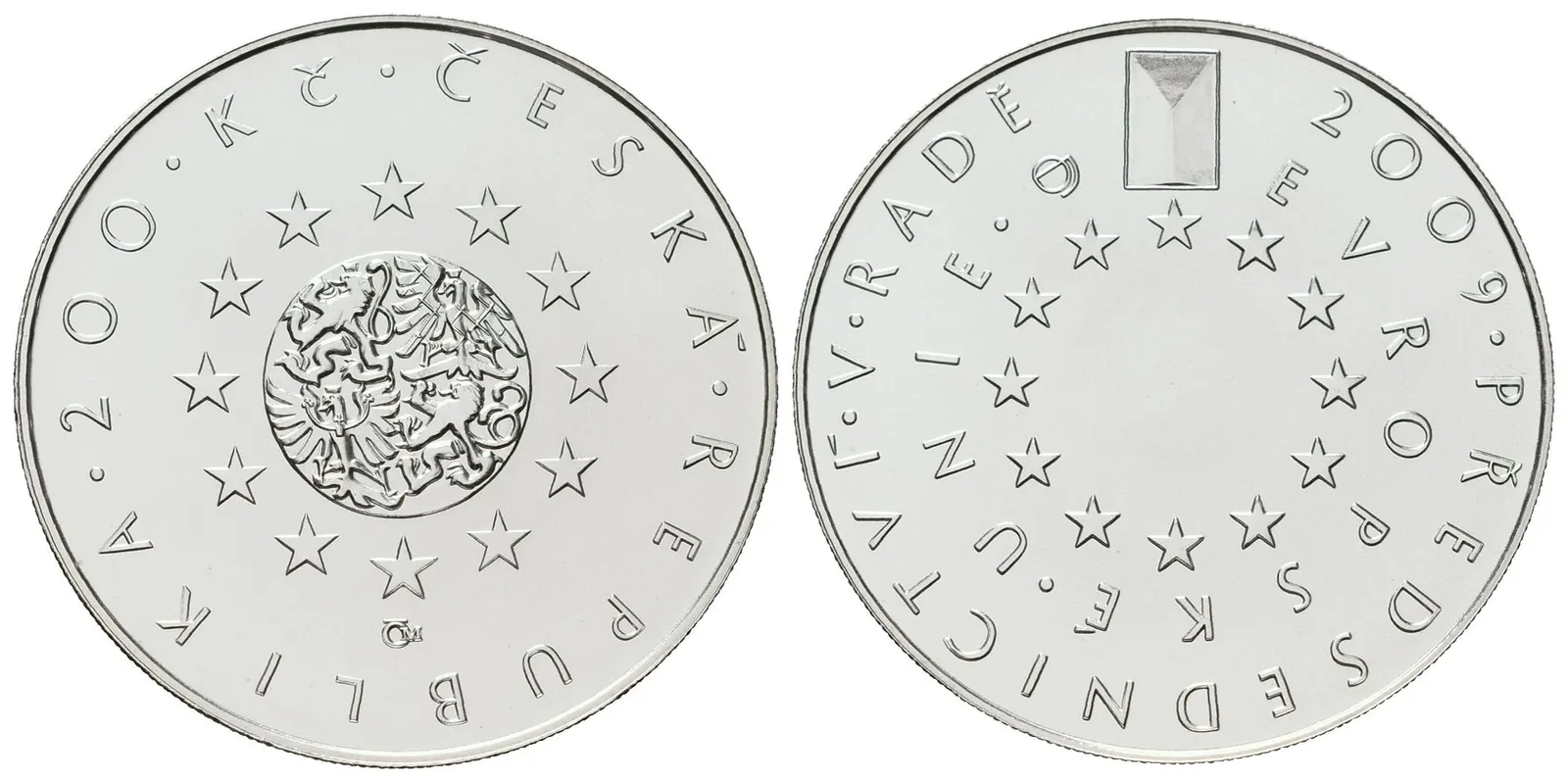 200 Kč 2009 - Předsednictví České republiky v Radě EU