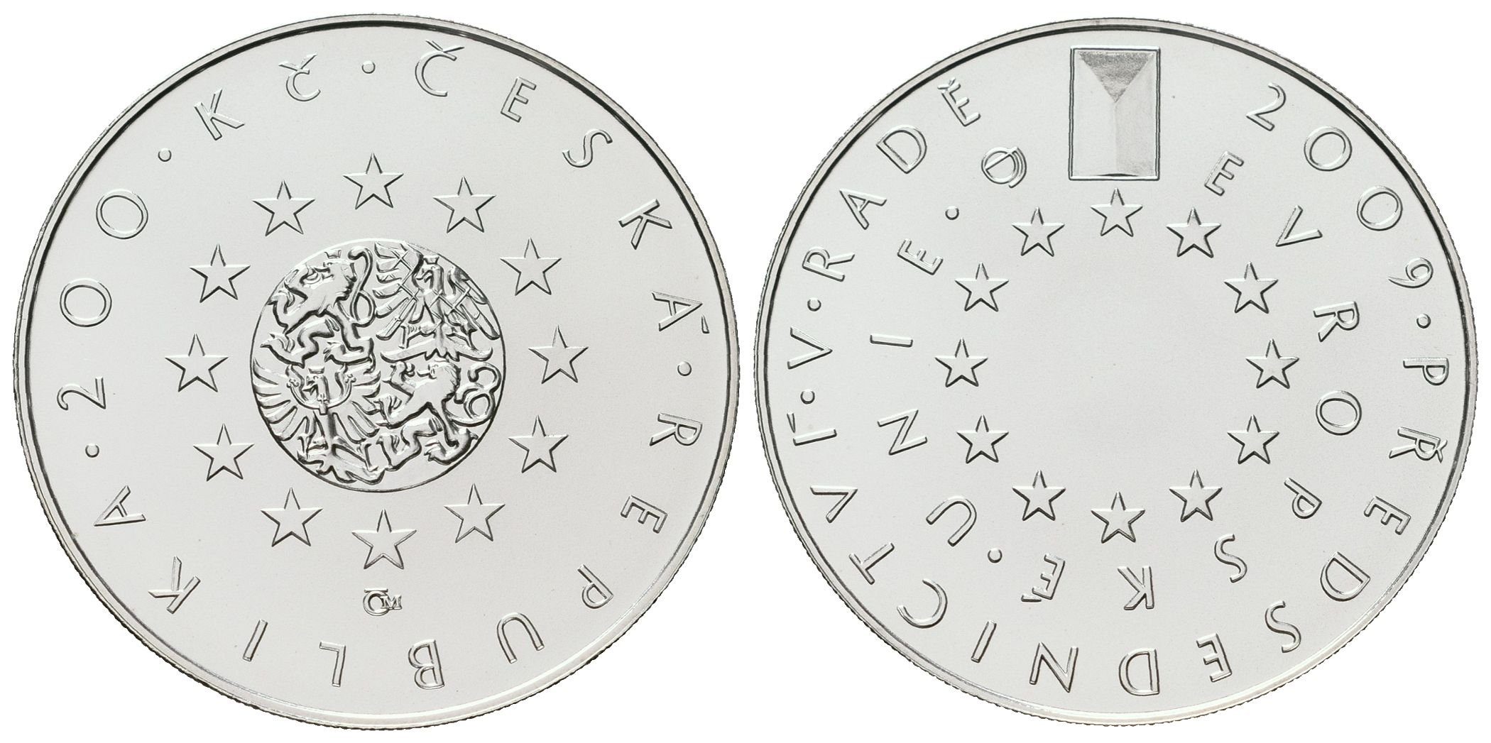 200 Kč 2009 - Předsednictví České republiky v Radě EU