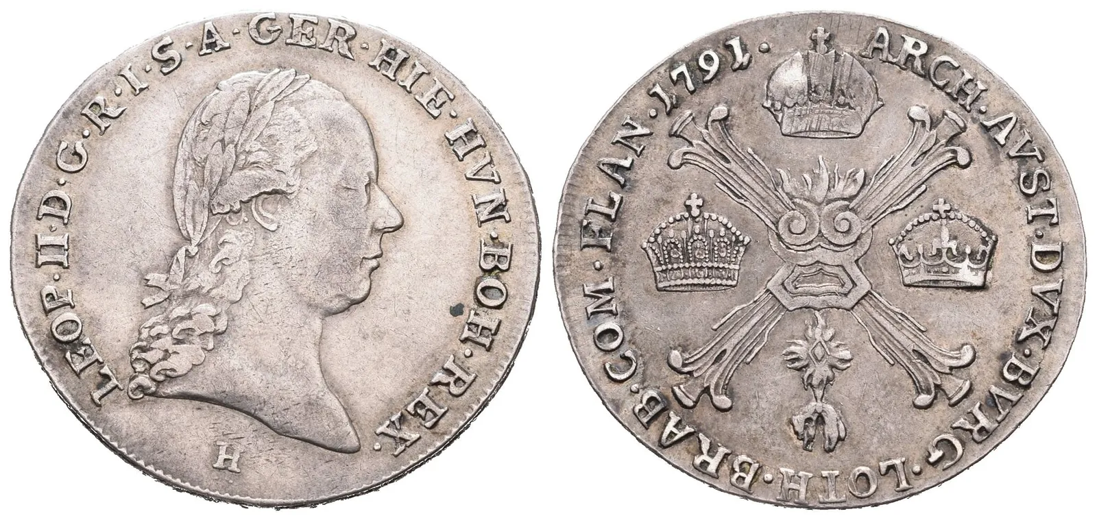 1/4 Tolar křížový 1791 H