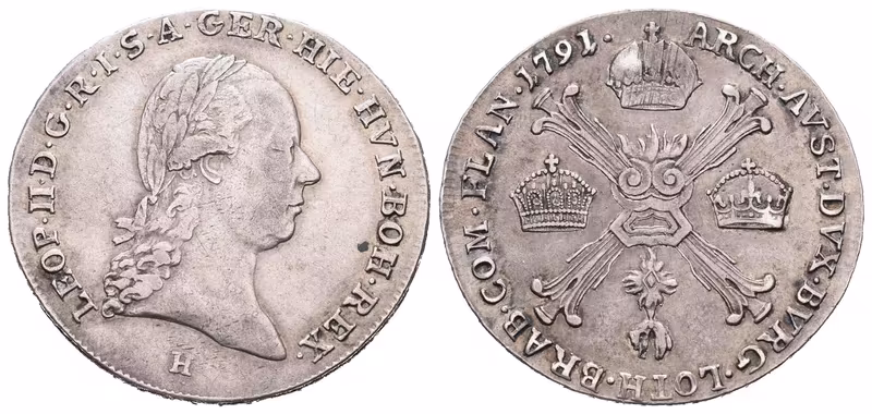 1/4 Tolar křížový 1791 H
