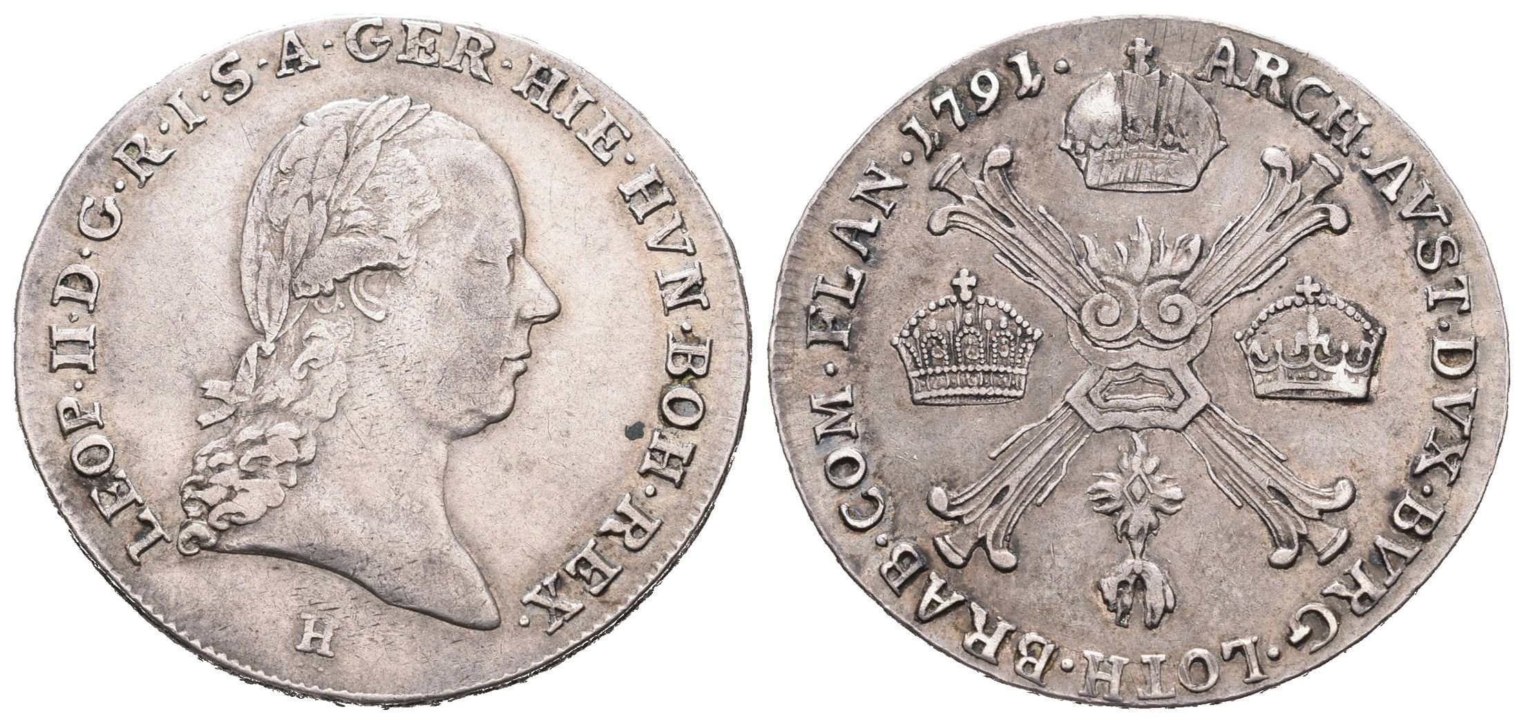 1/4 Tolar křížový 1791 H
