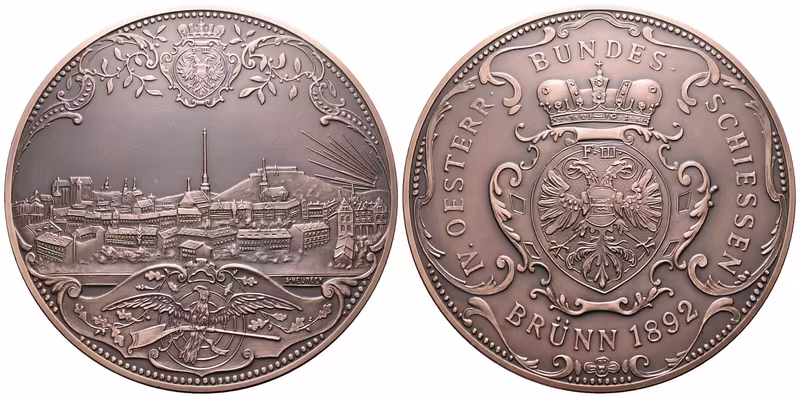AE medaile 1892/2024 - IV. rakouské spolkové střelby v Brně
