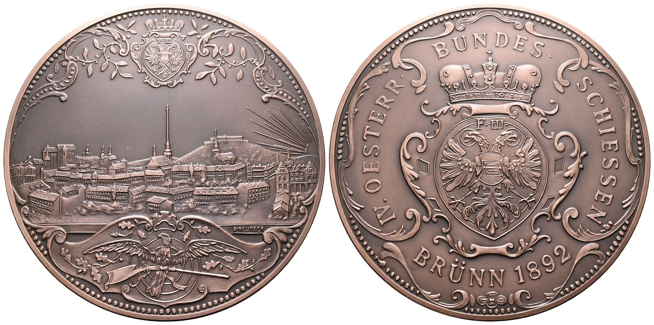 AE medaile 1892/2024 - IV. rakouské spolkové střelby v Brně