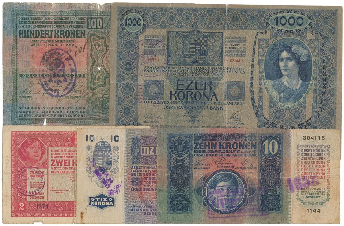 Razítkované R-U bankovky na Balkáně 1919-1921 — 1