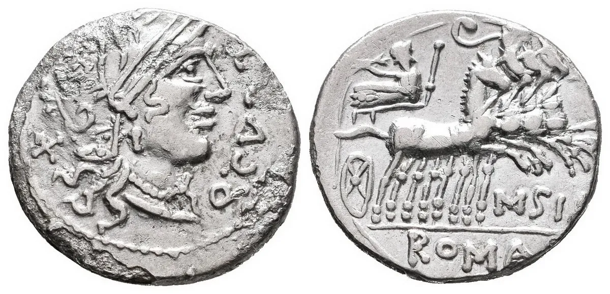 Cn. Domitius Ahenobarbus, Q. Curtius, M. Iunius Silanus, 116 - 115 př. Kr. — 1