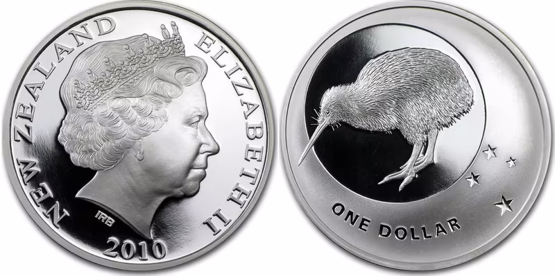 Nový Zéland, Dollar 2010 - Kiwi