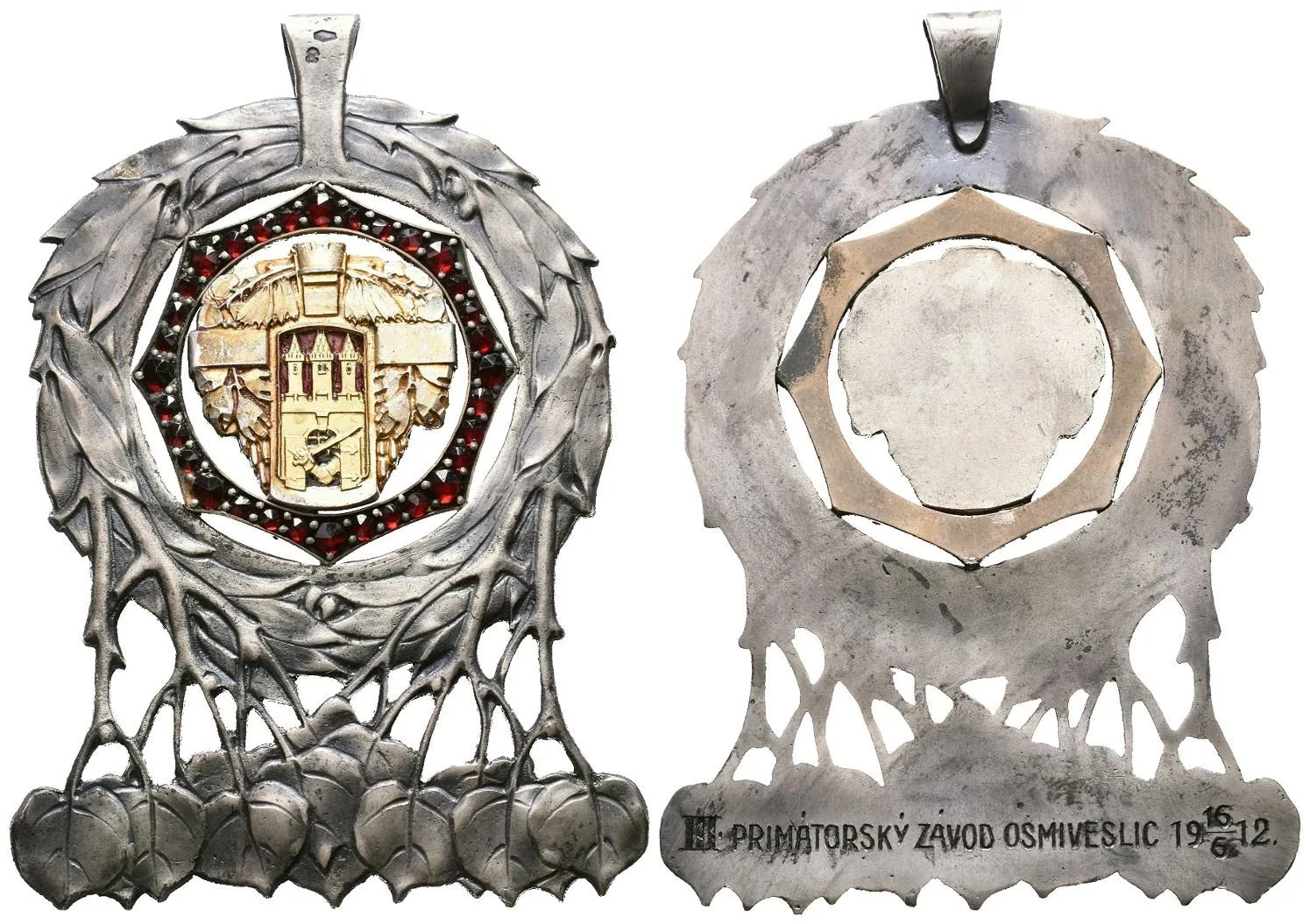 AR Medaile 1912 - III. Primátorský závod osmiveslic 16. června. — 1