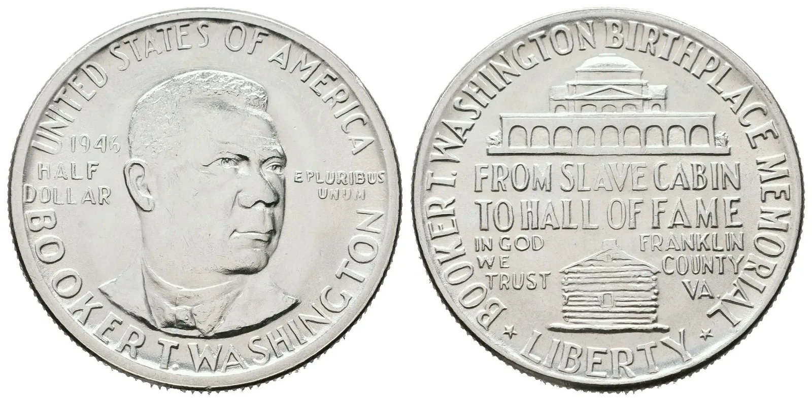 USA, 1/2 Dollar 1946 - Booker T. Washington