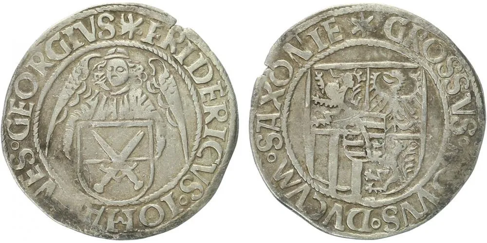 Sasko, Friedrich III., Johann a Georg, 1507 - 1525 — 1