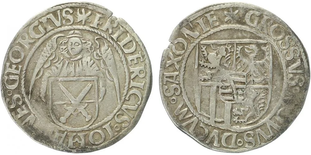 Sasko, Friedrich III., Johann a Georg, 1507 - 1525 — 1