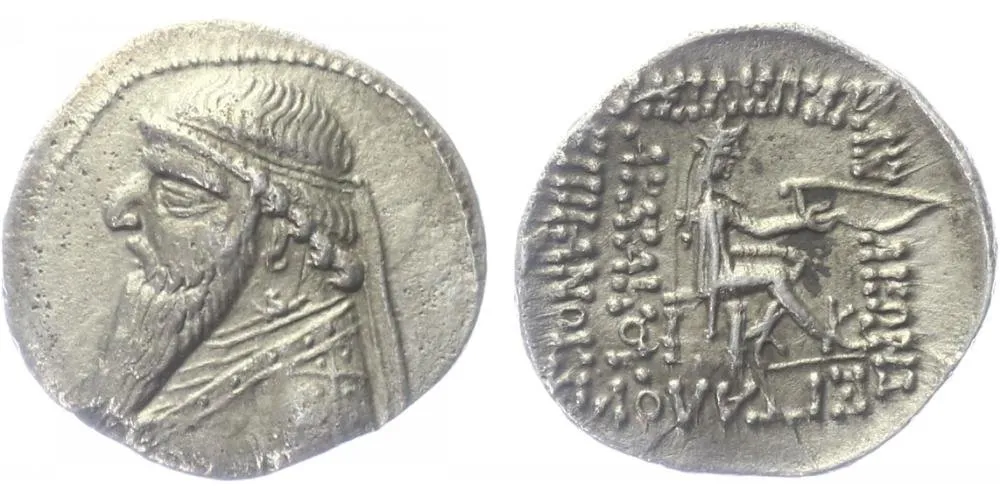 Parthové, Mithradates II., 123 - 88 př. Kr. — 1
