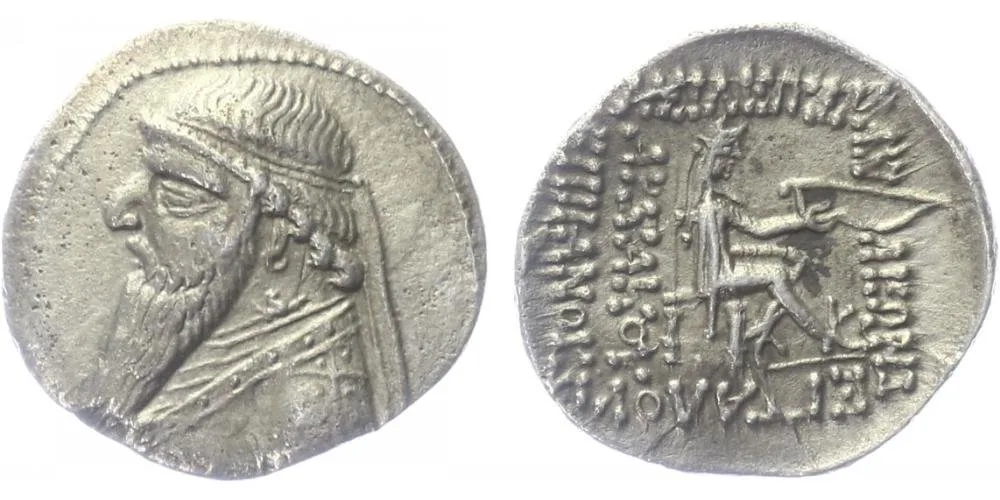 Parthové, Mithradates II., 123 - 88 př. Kr. — 1
