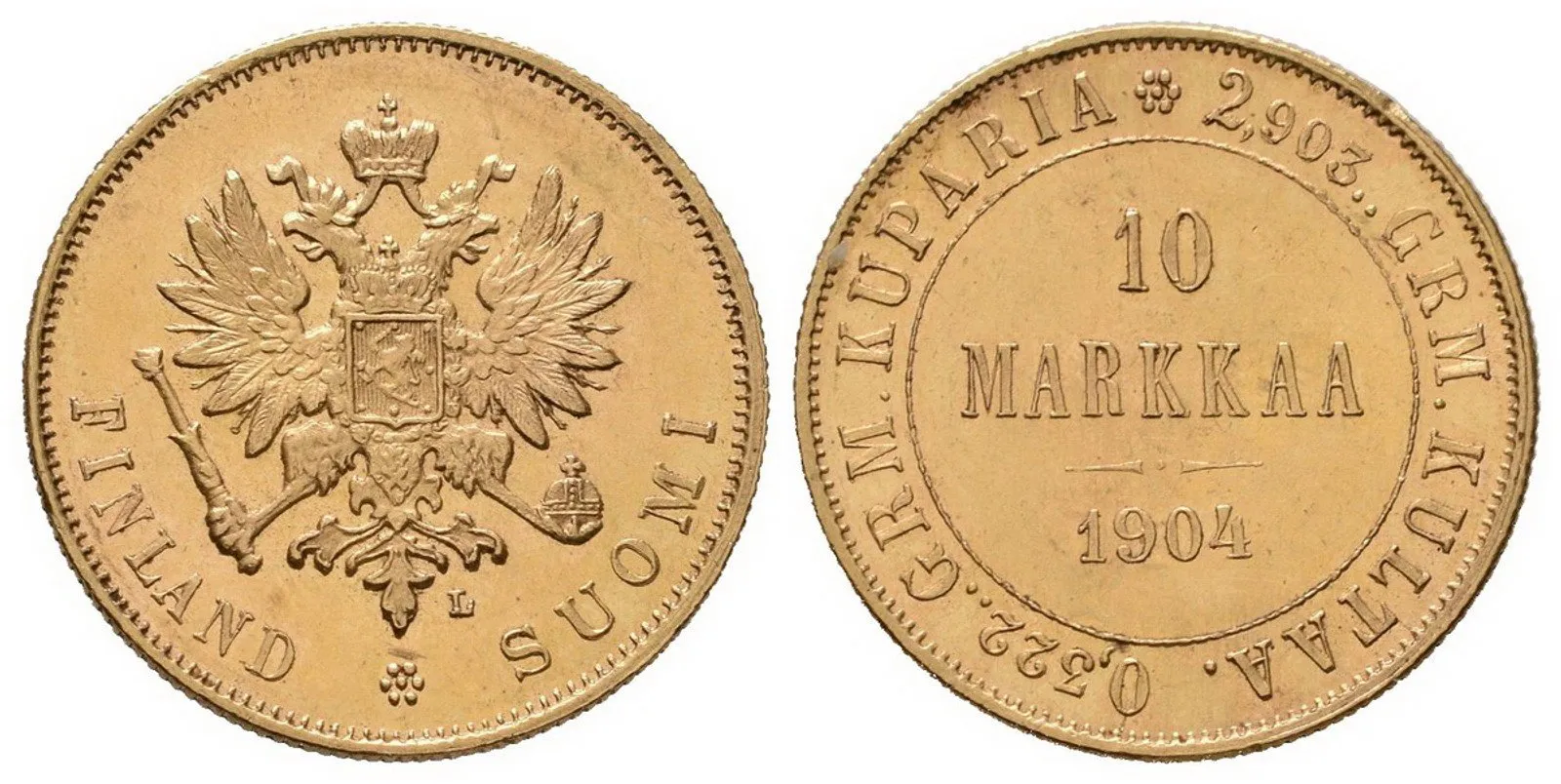 Ražby pro Finsko, Mikuláš II., 1894 - 1917 — 1