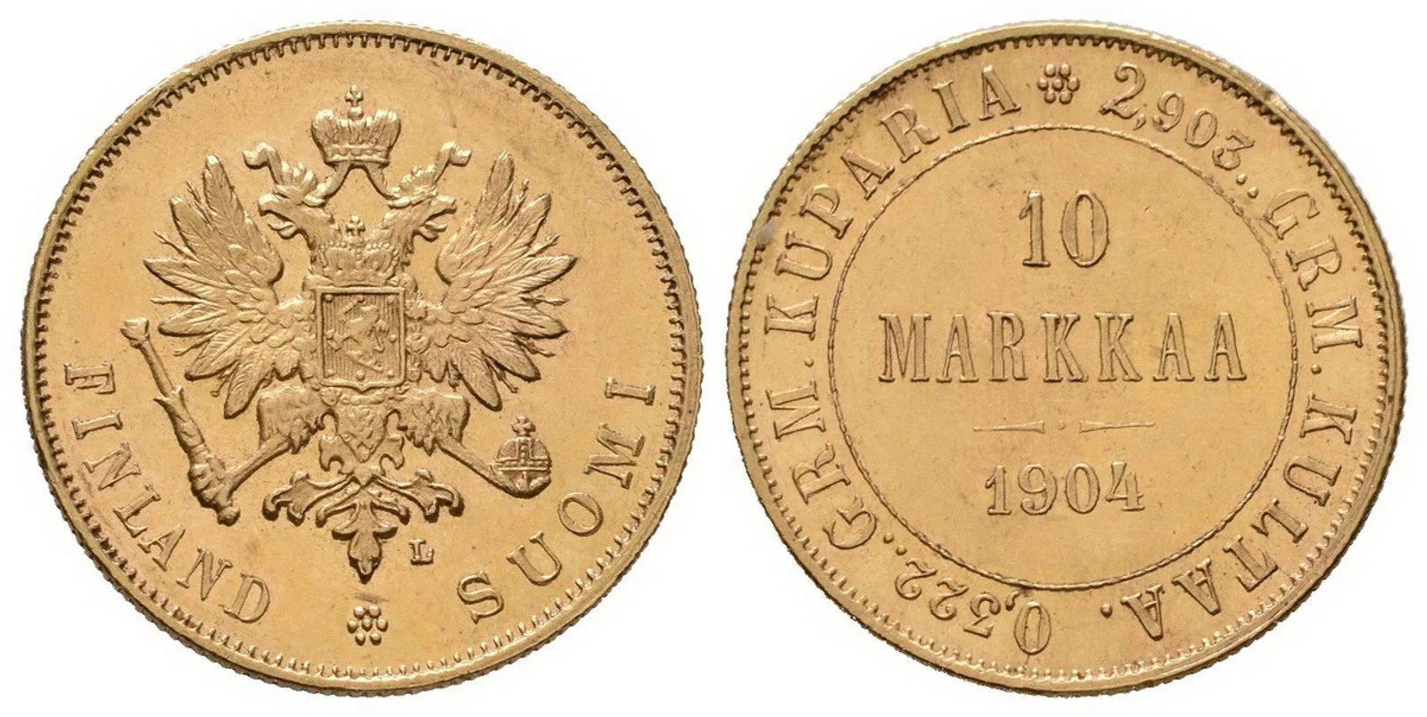 Ražby pro Finsko, Mikuláš II., 1894 - 1917 — 1