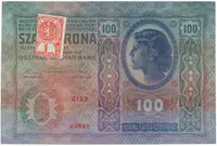 100 Koruna 1912 (1919), kolkovaná, Hej.5a