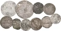 Soubor stříbrných mincí Rakouska a Čech - Kiprový 15 Krejcar, 3 Krejcar, 1 — 1