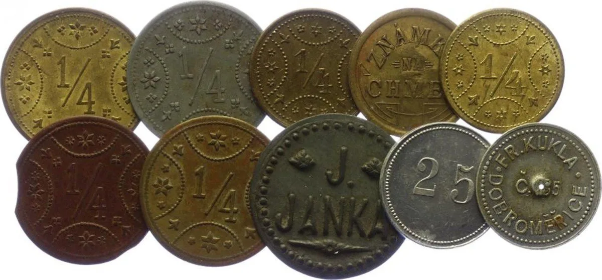 Chmelové a pivní známky — 1