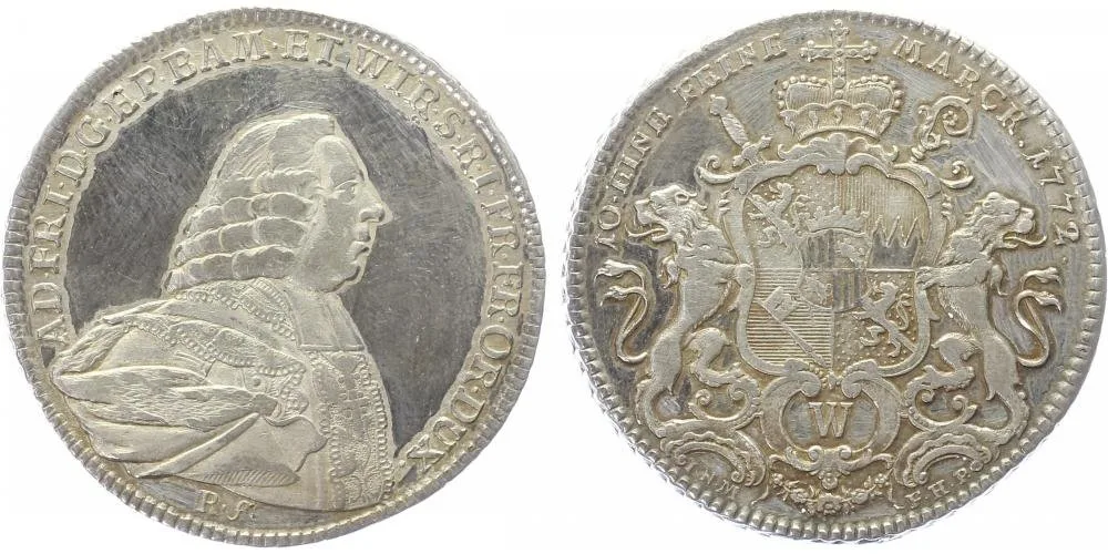 Würzburg - biskupství, Adam Friedrich von Seinsheim, 1755 - 1779 — 1