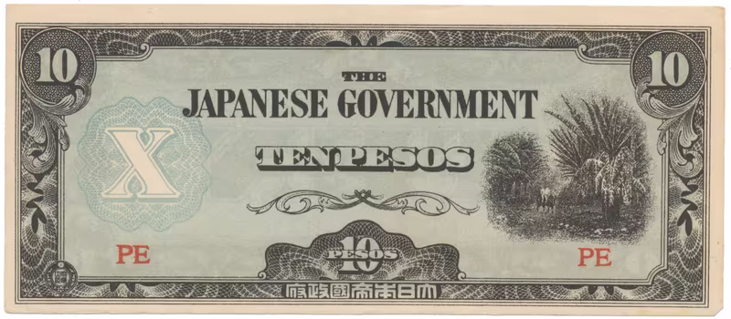 Filipíny - japonská okupace, 10 Pesos (1942), P.108