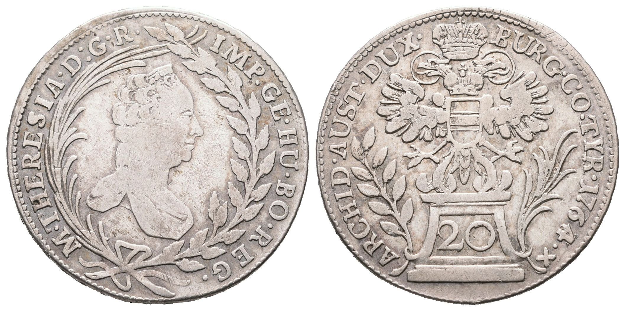 Marie Terezie, 20 Krejcar 1764, Vídeň