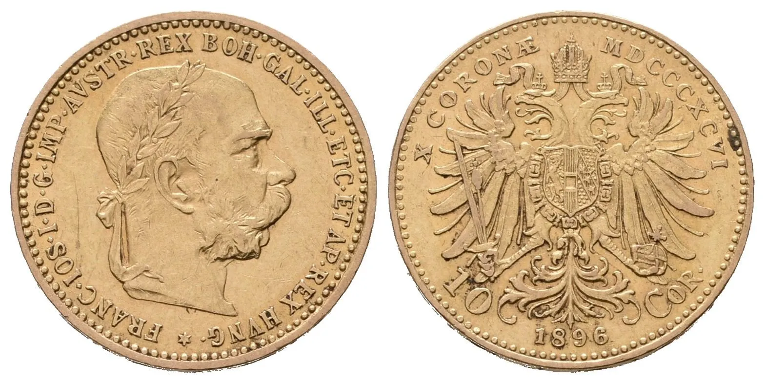 10 Koruna 1896