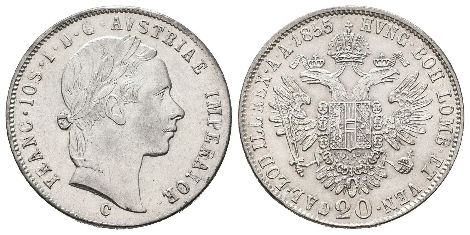 Konvenční měna, 1848 - 1857 — 1