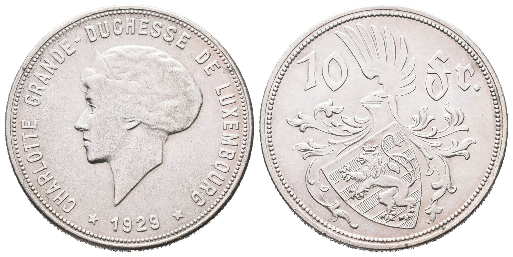 Lucembursko, 10 Frank 1929