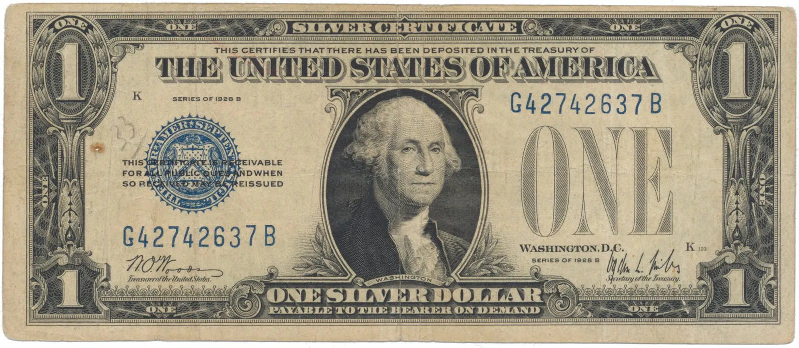 USA, 1 Dollar 1928B, Pick.412b